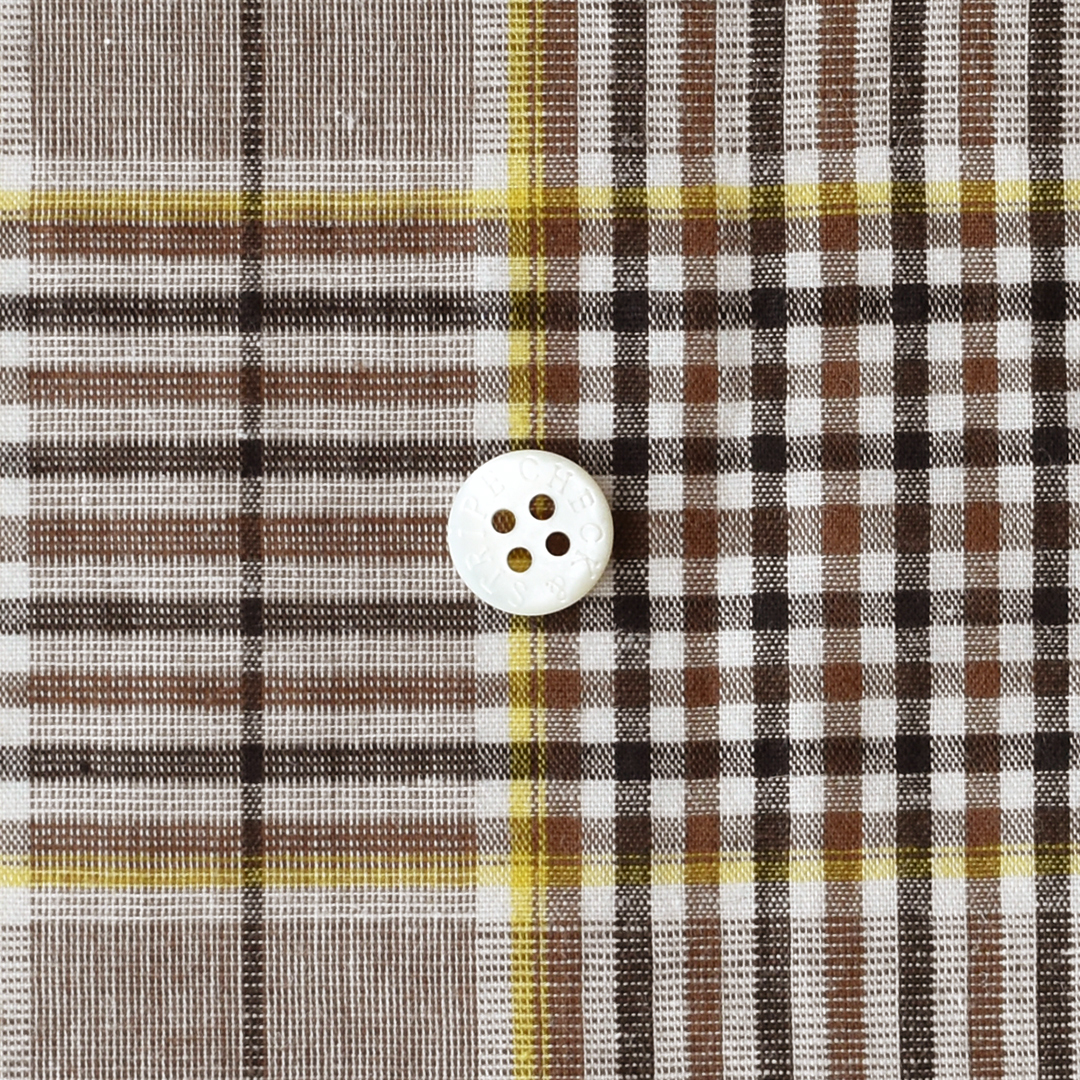 薄手の綿麻ランダムチェック　A