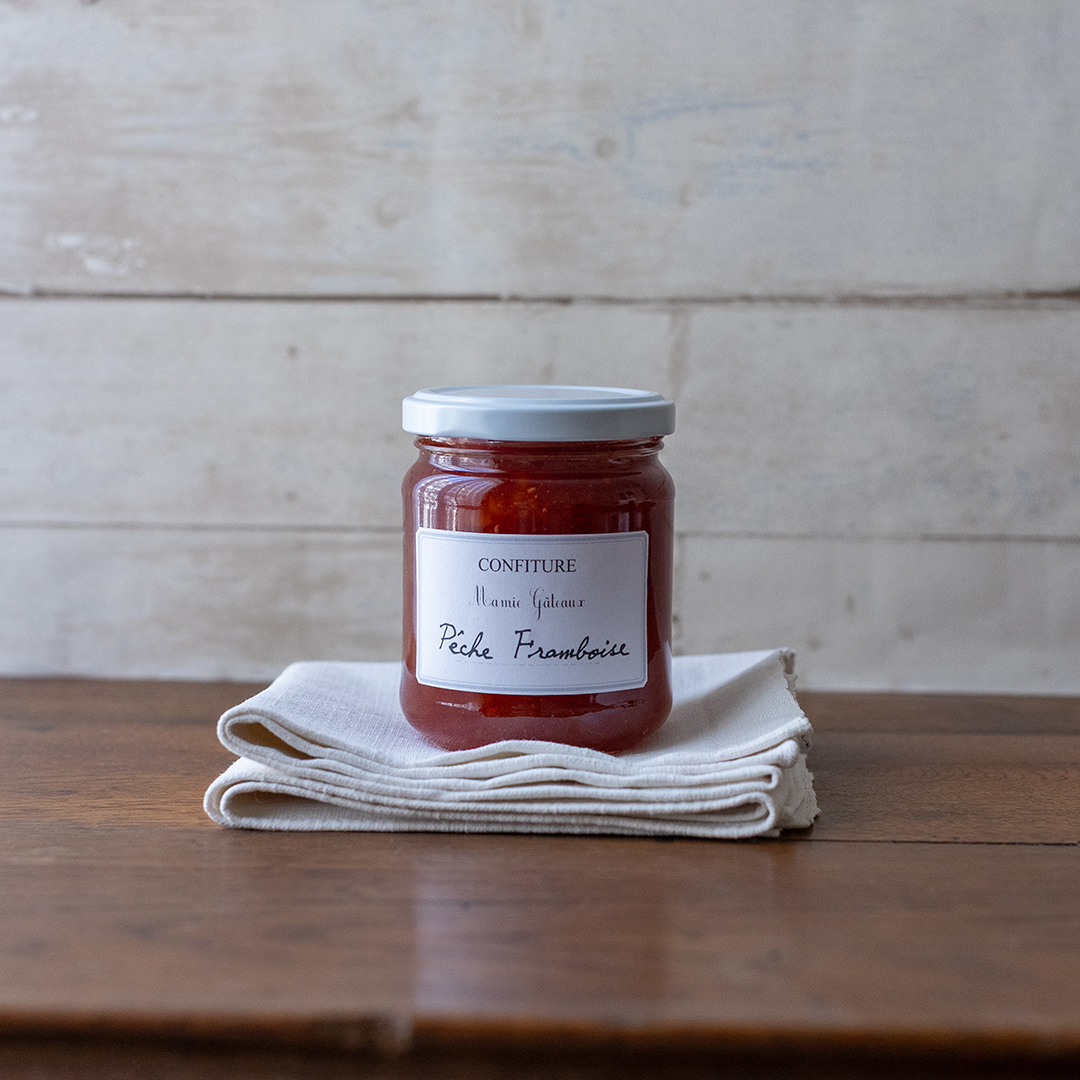 マミーガトー Confiture de Pêche & Framboise(黄桃とラズベリーのコンフィチュール)
