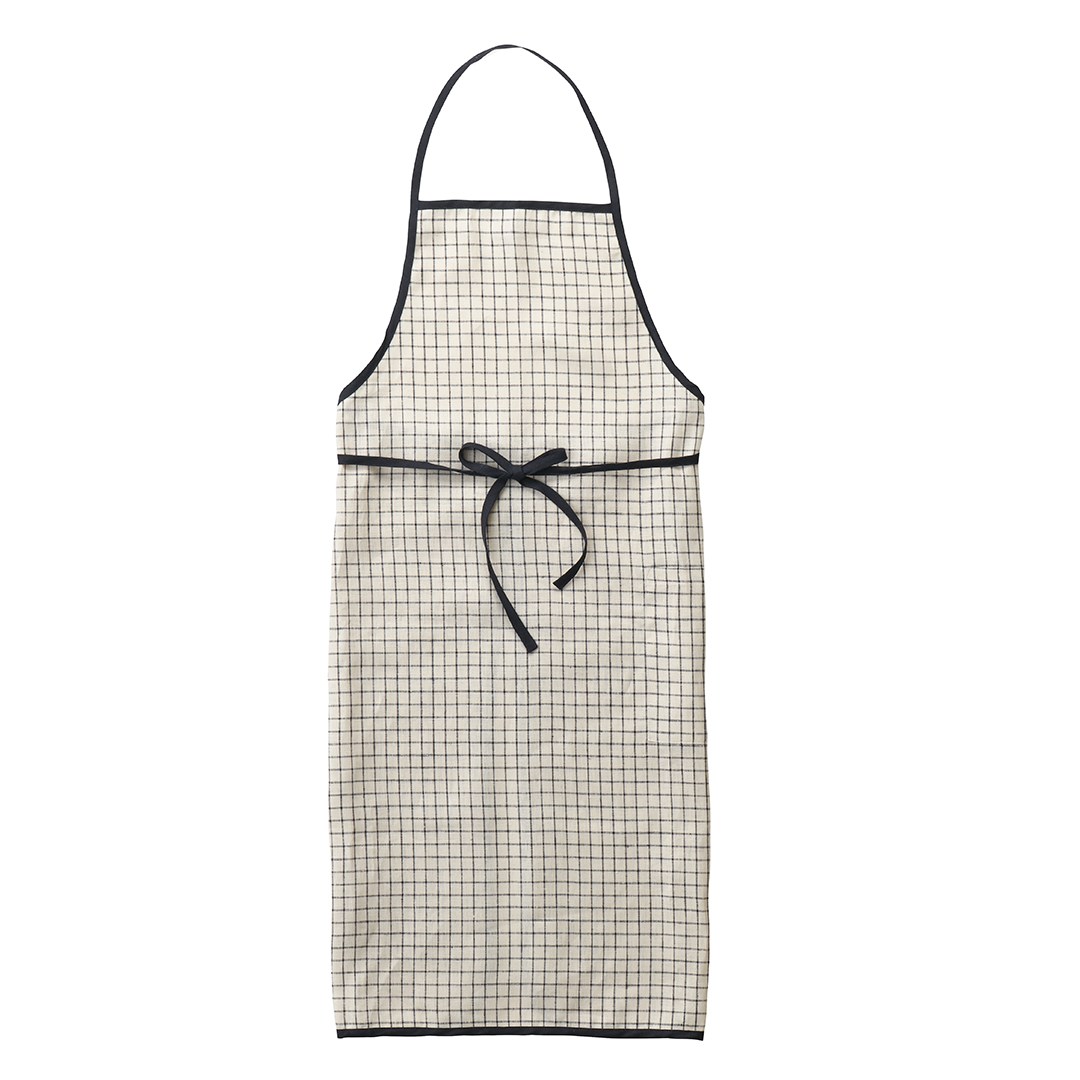fog linen work リネンパイピングエプロン　ジェン