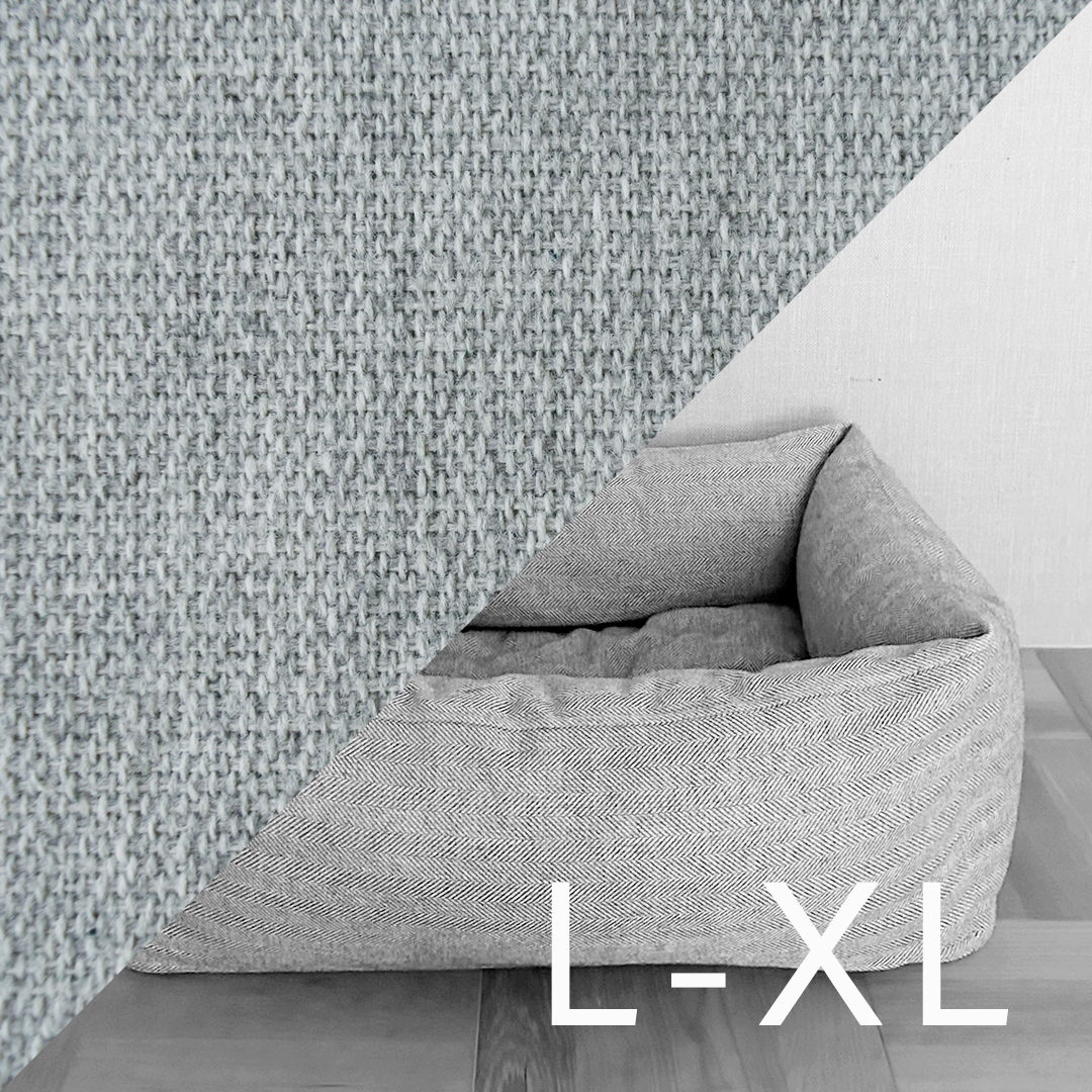 lilla kompis 小さな家族のためのベッド　ライトグレー L-XLサイズ