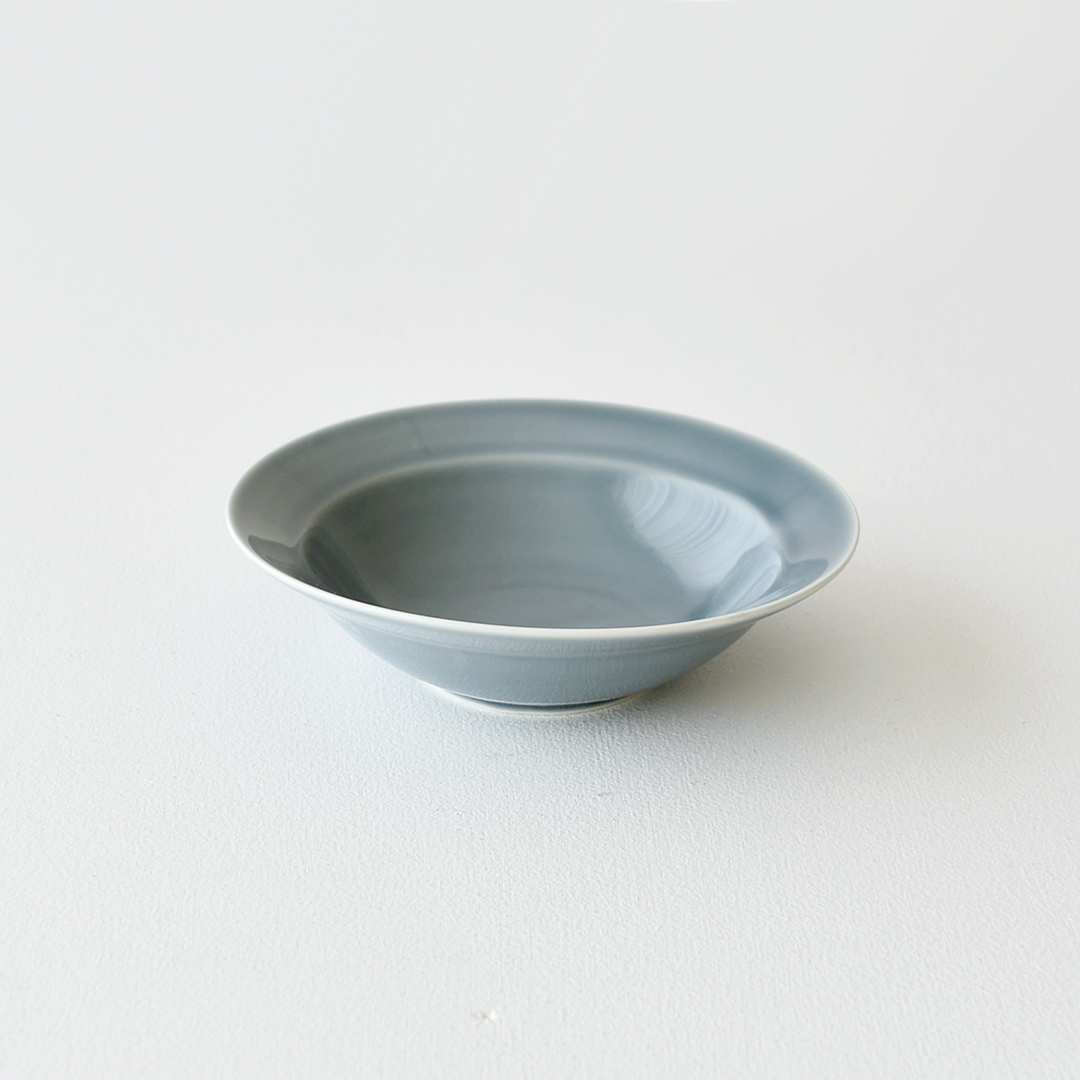 yumiko iihoshi porcelain × CHECK&STRIPE  Soup bowl ブルーベリーデュウ　S