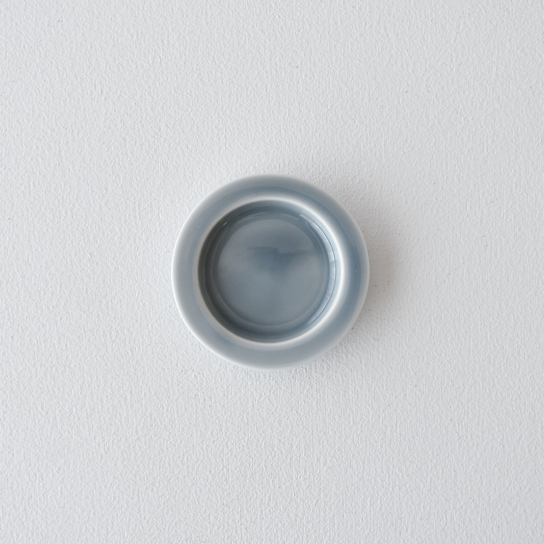 yumiko iihoshi porcelain × CHECK&STRIPE  unjour ブルーベリーデュウ　nuit plate(plate SS)