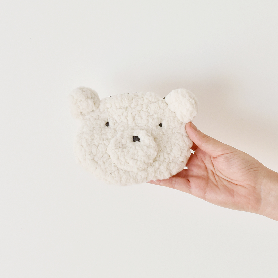 もこもこくまのミニポーチのキット