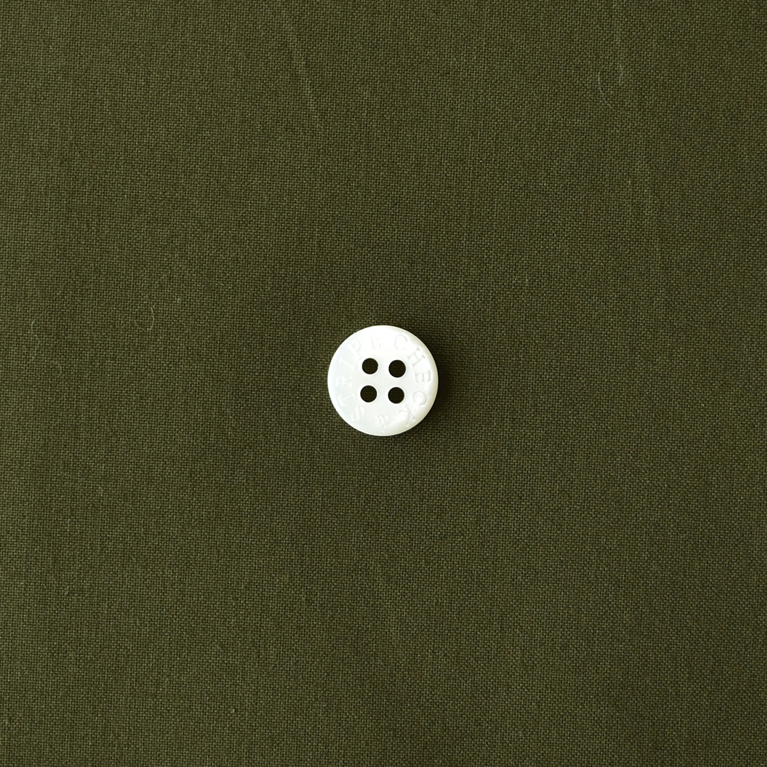 幅広スーピマコットンの高密度オックスフォード　カーキ