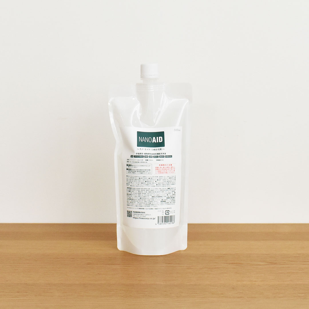ナノ・エイド(植物原料由来多機能洗浄液)つめかえ用　500ml