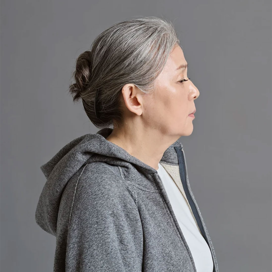 kitt Double Zip Hoodie モノクローム　M