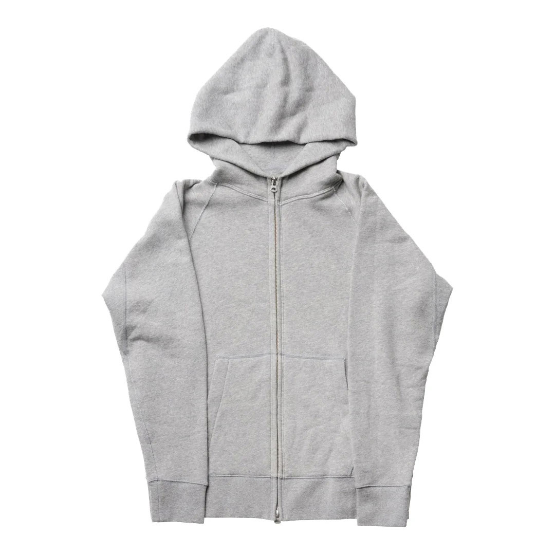 kitt Double Zip Hoodie 杢グレー　XL