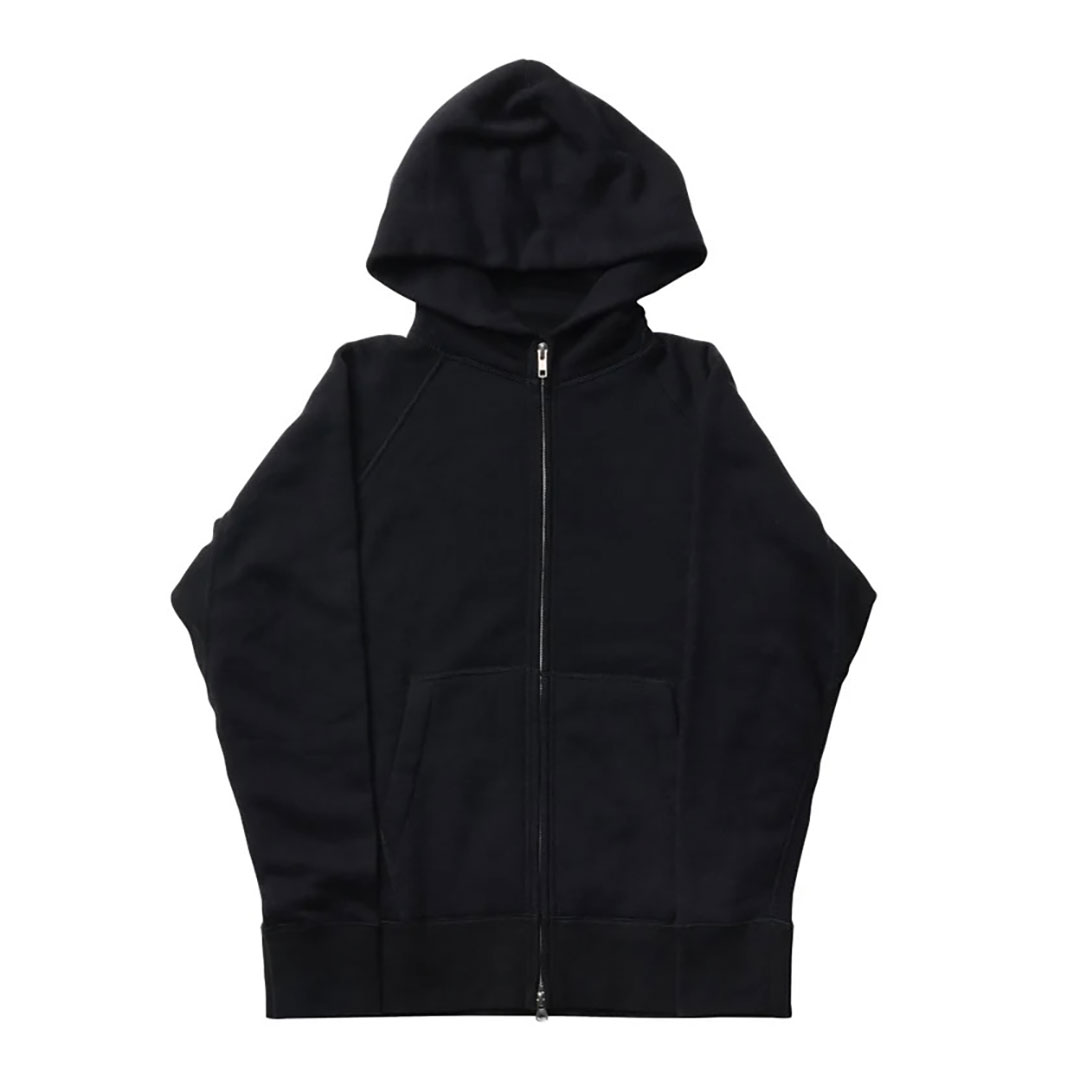 kitt Double Zip Hoodie リッチブラック　XXL