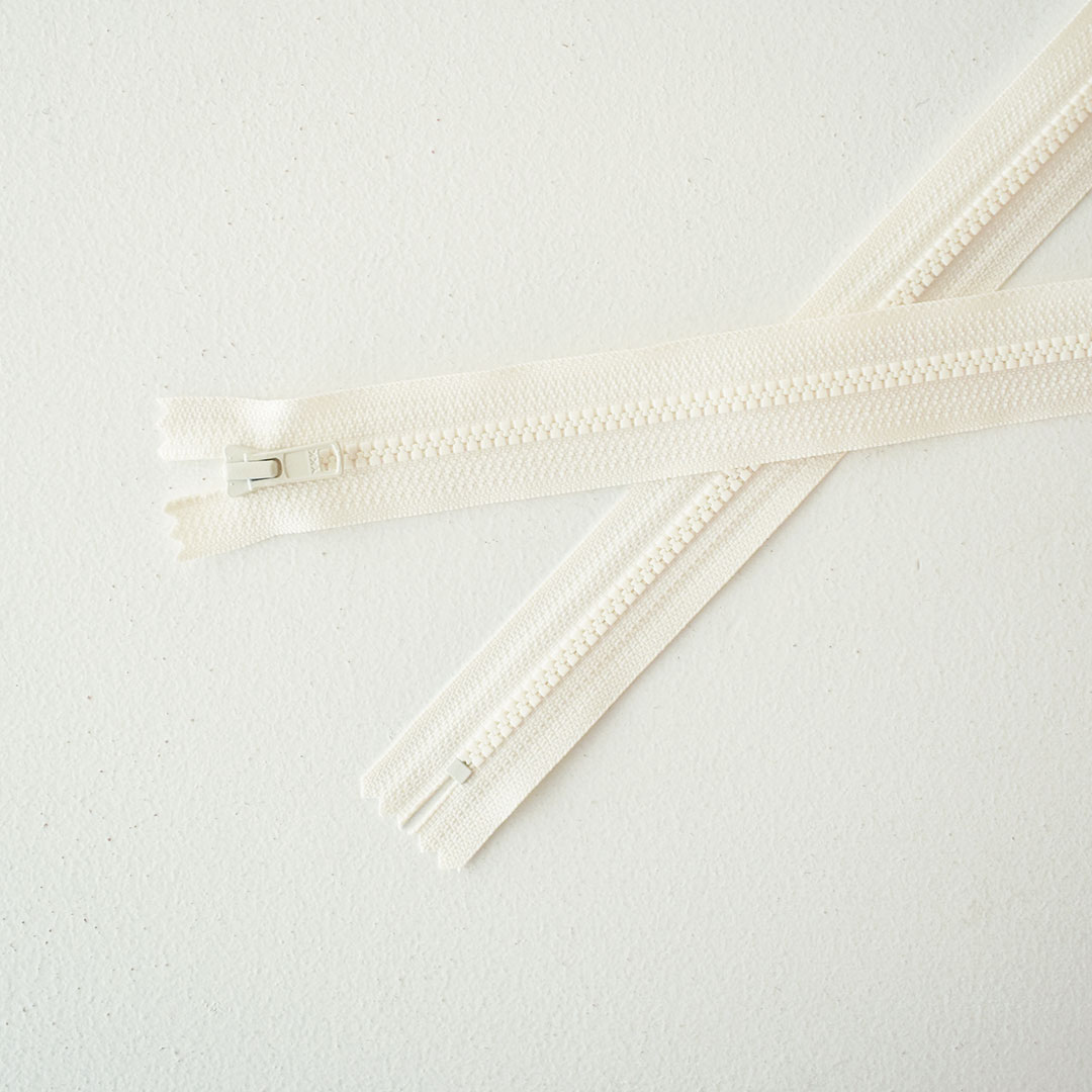 ファスナー きなり　中サイズ(65cm)