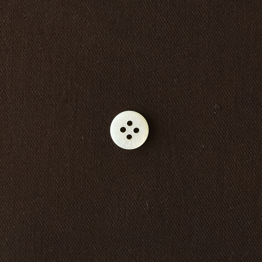 さらっとしたコットンリネンストレッチチノ　ブラウン