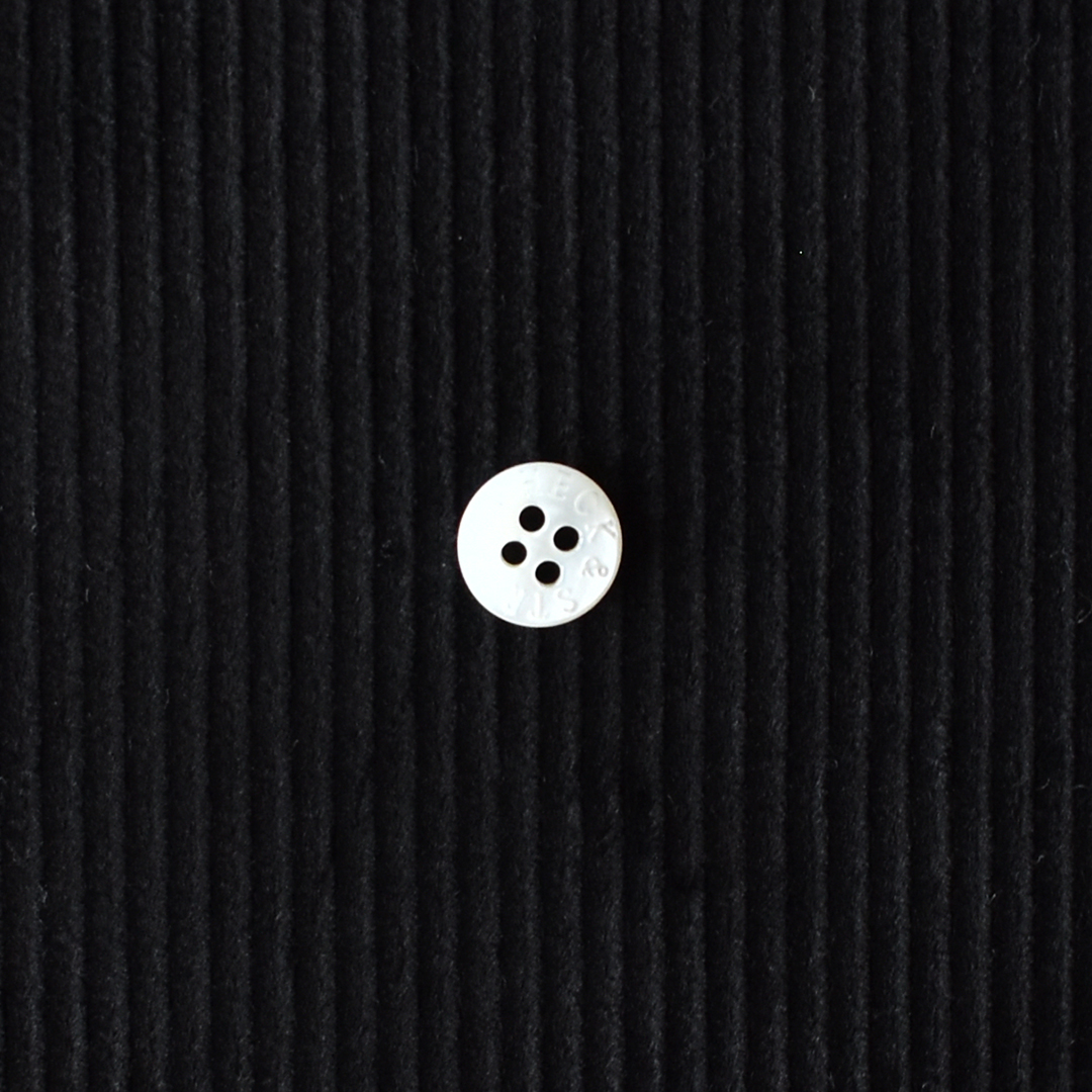 ちょっと幅広太うねプレミアムコーデュロイ　ブラック