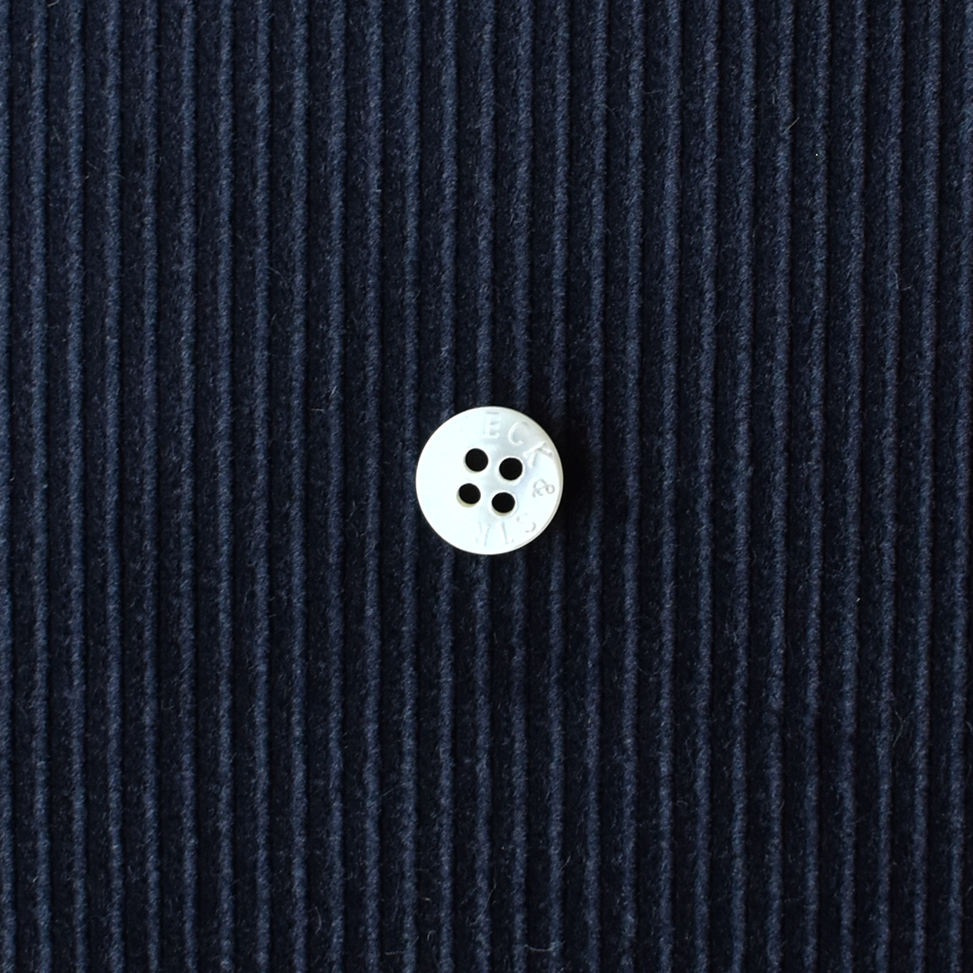 ちょっと幅広太うねプレミアムコーデュロイ　ネイビー