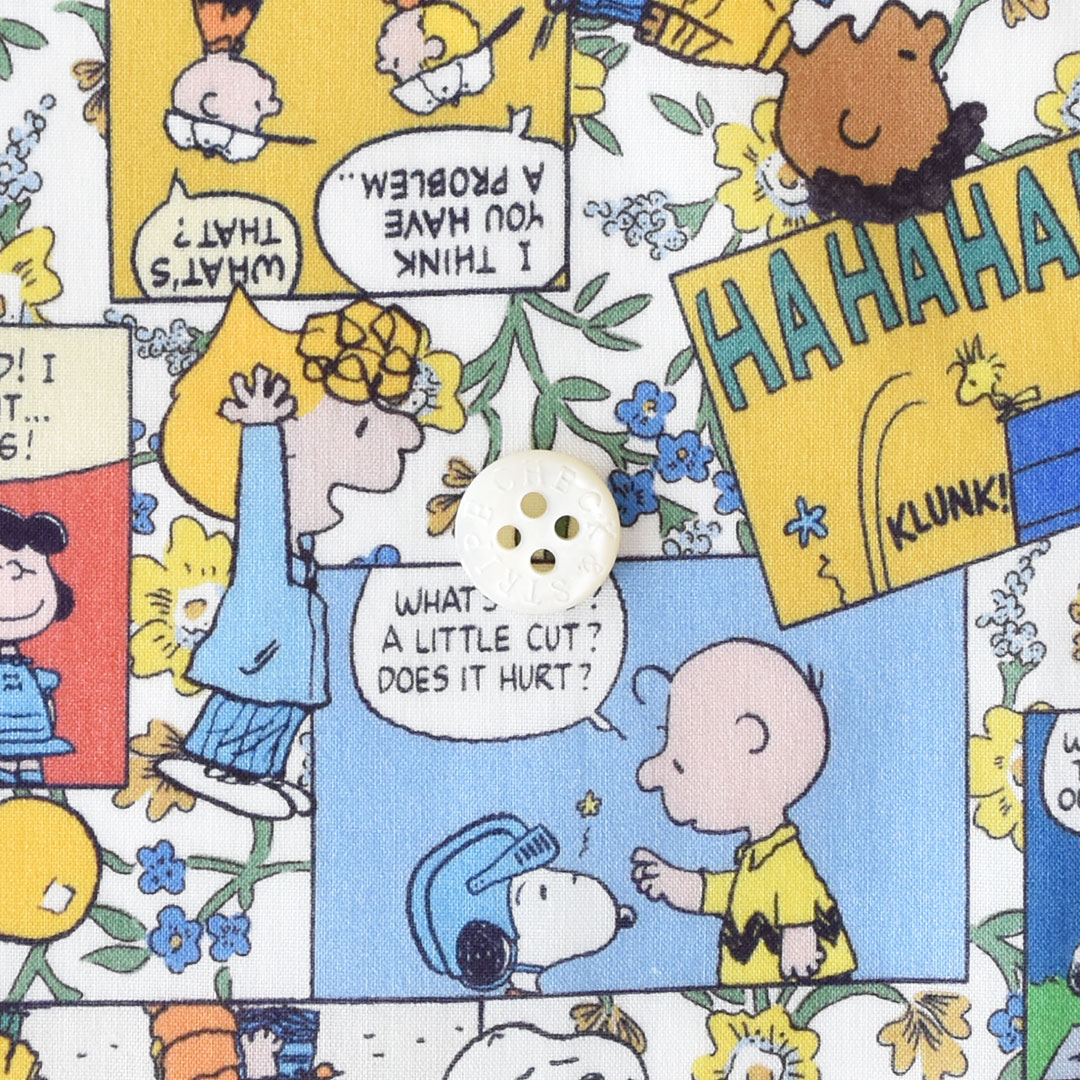 リバティプリント　Comic Strip Cosmos J25A(カラフル)