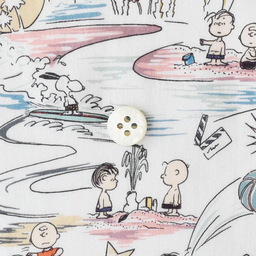 リバティプリント　Sunny Holiday J25B(コーラル)