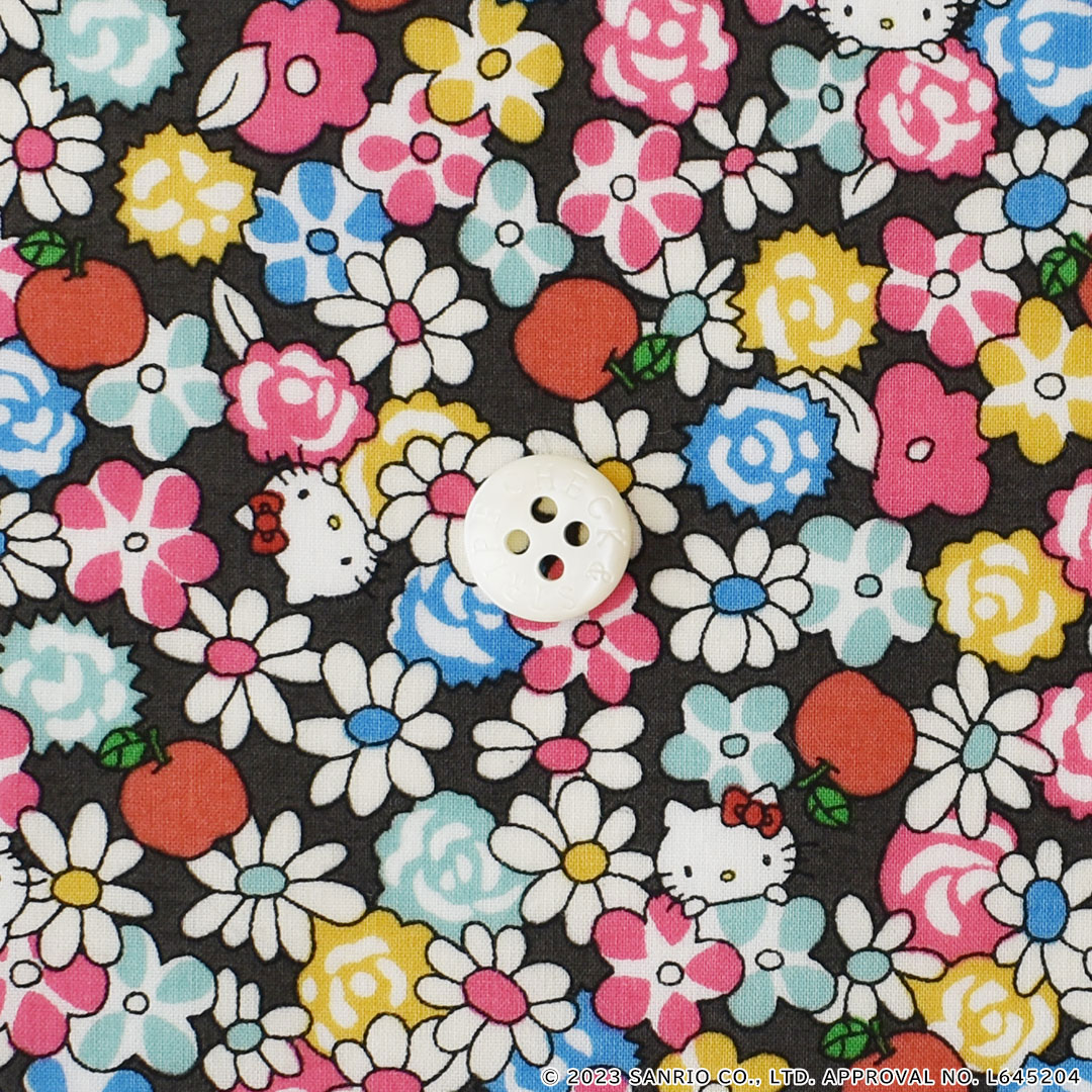 リバティプリント　Apple Picking  J24B(カラフル)