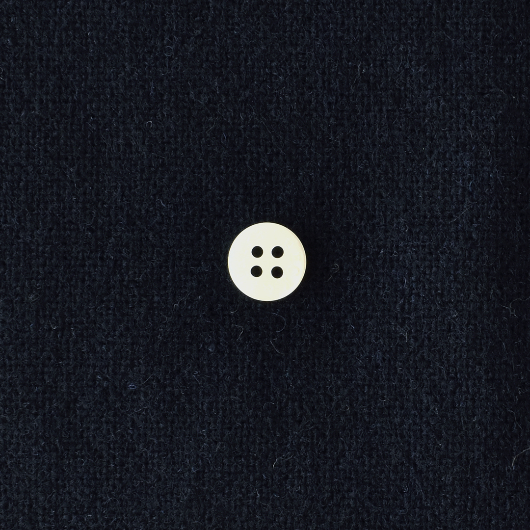 (特価)甘めに織られたカシミヤ混ウール　ダークネイビー