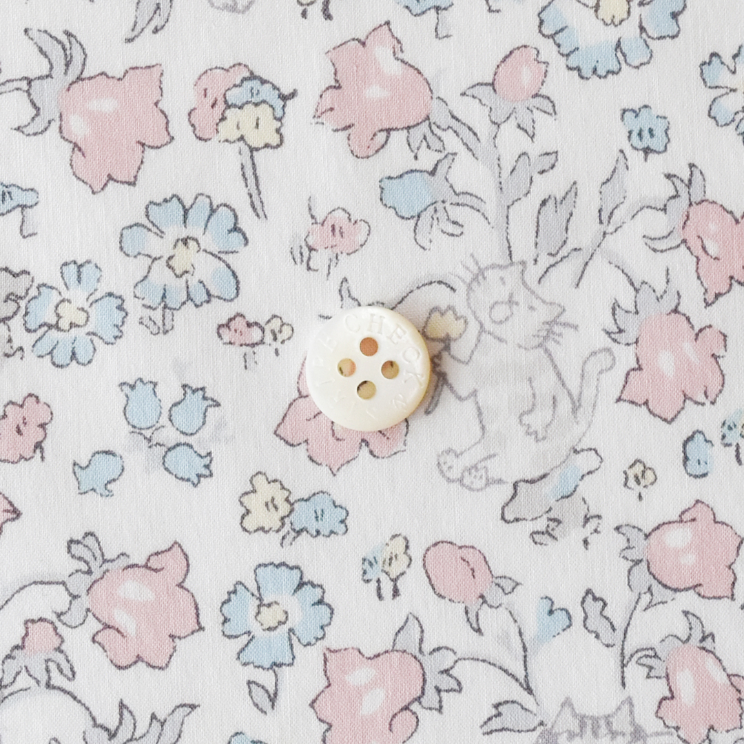 リバティプリント Toraneko Rivendell　◎J25A（ピンク・ブルー系）