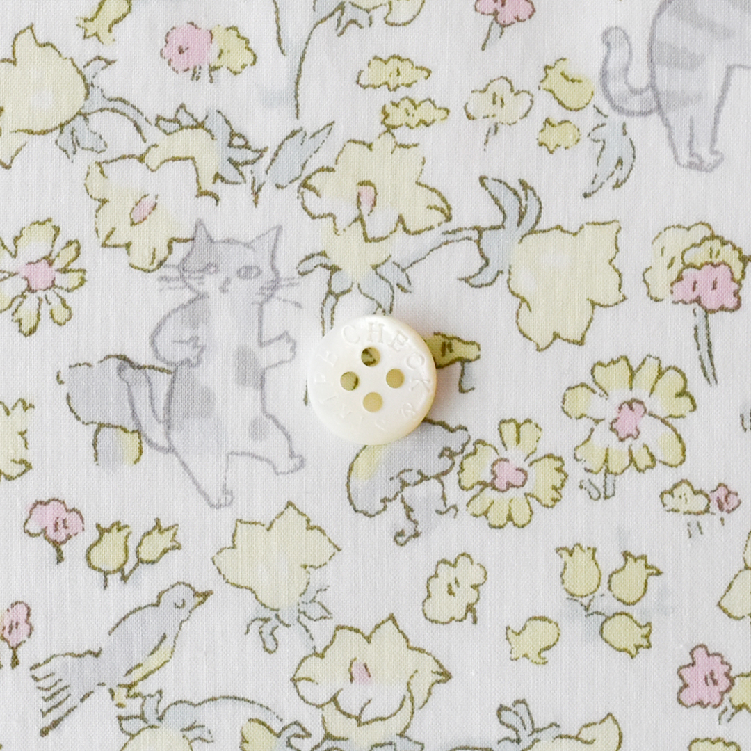 リバティプリント Toraneko Rivendell　◎J25C（イエロー系）