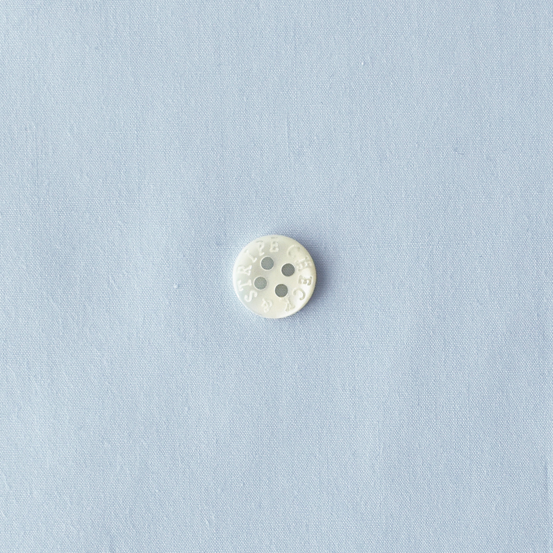 幅広ハリ感コットン　ライトブルー