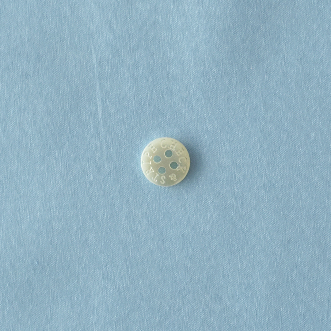 高密度コットンタイプライター　サックス